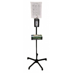 soporte para gel y guantes