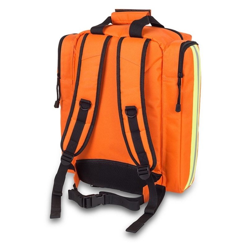 Mochila de emergencias rescate, Naranja, EMS