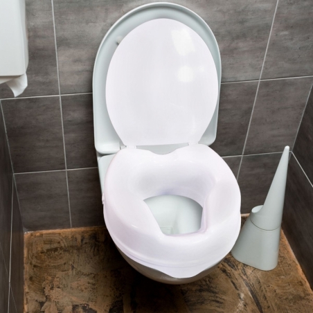 Elevador WC, Con tapa, 17 cm, Regulable