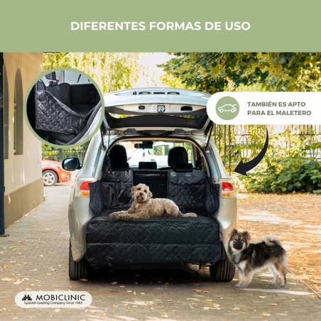 Cubre asientos de coche para perros, Universal, Antideslizante