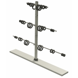 Árbol de anillas horizontal