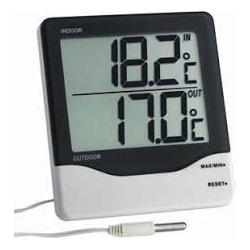 Termómetro de interior y...